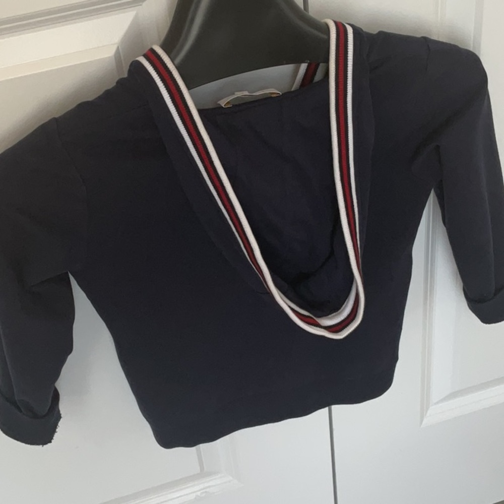 Gucci Navy Sweater with Red and White Accents - Picture 4 of 5